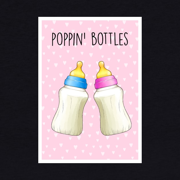 Poppin' bottles baby (pink) by Poppy and Mabel